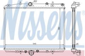 Радіатор охолодження двигуна