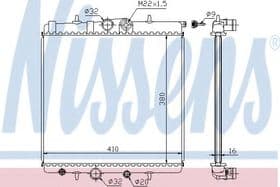 Радиатор охлаждения двигателя