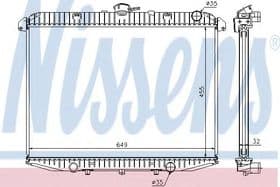 Радиатор охлаждения двигателя