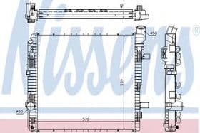 Радіатор охолодження двигуна