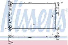 Радиатор охлаждения двигателя