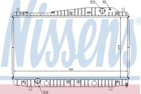 Радіатор охолодження двигуна