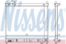 Радіатор охолодження двигуна