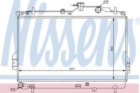 Радиатор охлаждения двигателя Радиатор охлаждения двигателя