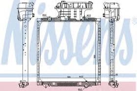 Радіатор охолодження двигуна