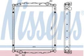 Радиатор охлаждения двигателя