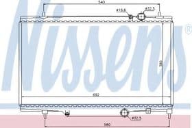Радиатор охлаждения двигателя