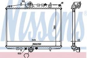 Радіатор охолодження двигуна