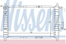Радиатор охлаждения двигателя