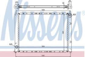 Радіатор охолодження двигуна Радіатор охолодження двигуна