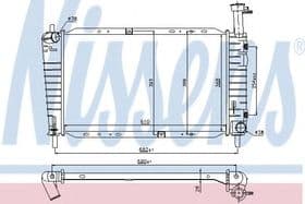 Радиатор охлаждения двигателя Радиатор охлаждения двигателя