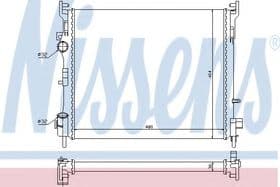 Радиатор охлаждения двигателя Радиатор охлаждения двигателя