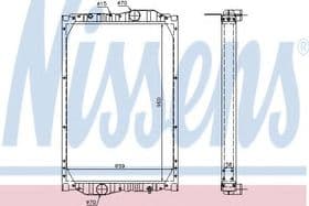 Радіатор охолодження двигуна Радіатор охолодження двигуна