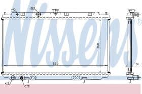 Радиатор охлаждения двигателя Радиатор охлаждения двигателя