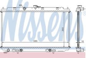 Радиатор охлаждения двигателя Радиатор охлаждения двигателя
