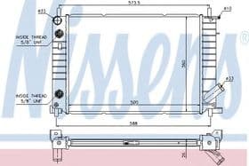 Радіатор охолодження двигуна