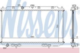 Радіатор охолодження двигуна