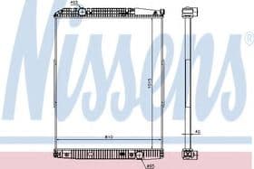 Радіатор охолодження двигуна Радіатор охолодження двигуна