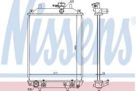 Радиатор охлаждения двигателя Радиатор охлаждения двигателя