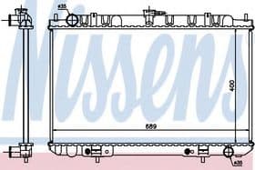 Радіатор охолодження двигуна
