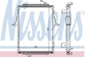 Радиатор охлаждения двигателя