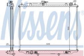 Радіатор охолодження двигуна