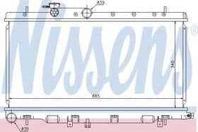 Радиатор охлаждения двигателя