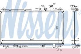 Радиатор охлаждения двигателя