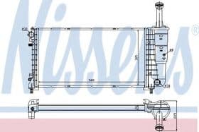 Радиатор охлаждения двигателя