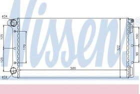 Радіатор охолодження двигуна