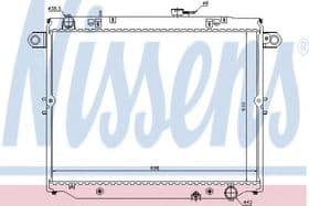 Радіатор охолодження двигуна