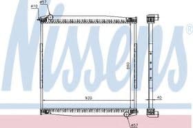Радиатор охлаждения двигателя