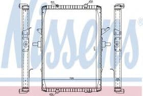 Радіатор охолодження двигуна