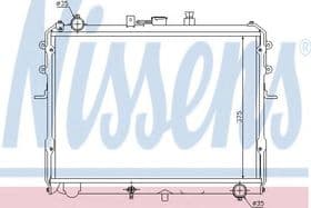 Радиатор охлаждения двигателя