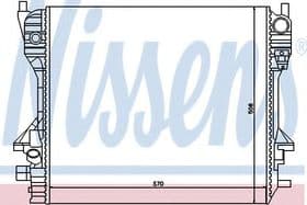 Радіатор охолодження двигуна