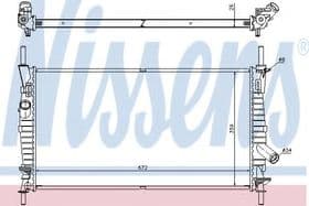 Радиатор охлаждения двигателя Радиатор охлаждения двигателя