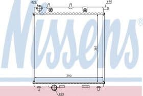 Радиатор охлаждения двигателя Радиатор охлаждения двигателя