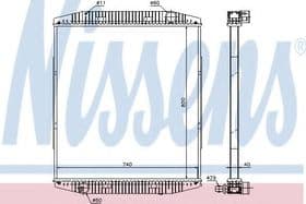 Радіатор охолодження двигуна