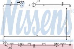 Радіатор охолодження двигуна