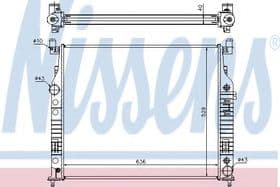 Радиатор охлаждения двигателя