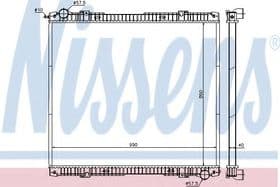 Радиатор охлаждения двигателя