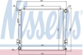Радиатор охлаждения двигателя Радиатор охлаждения двигателя