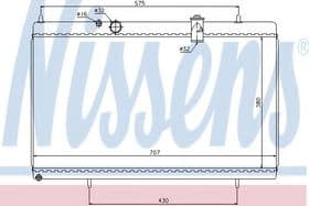 Радіатор охолодження двигуна Радіатор охолодження двигуна
