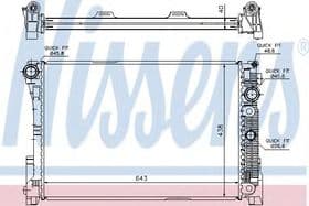 Радіатор охолодження двигуна