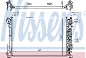 Радиатор охлаждения двигателя Радиатор охлаждения двигателя