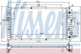 Радиатор охлаждения двигателя