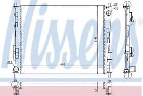 Радіатор охолодження двигуна