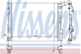 Радіатор охолодження двигуна