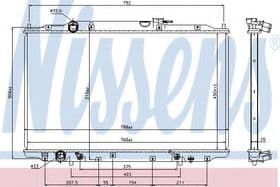 Радиатор охлаждения двигателя