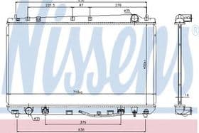 Радиатор охлаждения двигателя